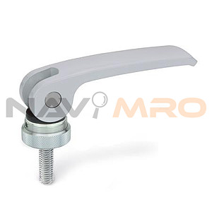 Clamping levers with eccentrical cam with threaded stud (GN 927)