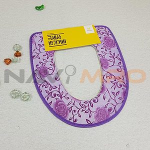 O형 장미 변기커버