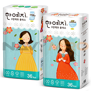 3겹 데코 플러스 화장지