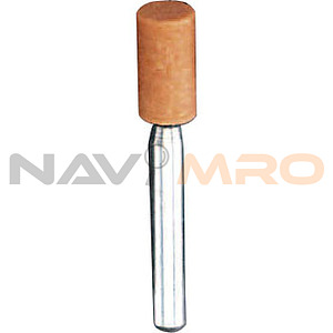 10x19mm [오렌지] 6mm 축 포함 숫돌