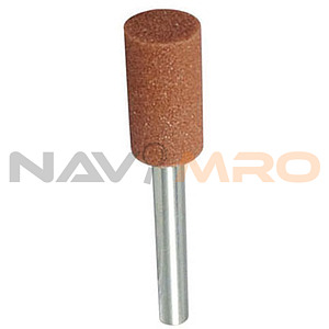 13x25mm [오렌지] 6mm 축 포함 숫돌
