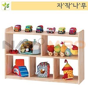 2단 자작나무 정리장 (높은형)