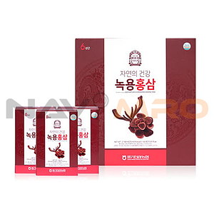 자연의건강 녹용홍삼 (선물용박스 O)