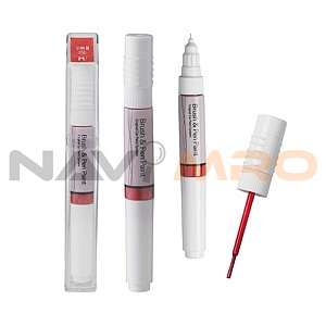 현대 붓펜 (초코화이트/P6W-390)