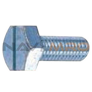 일자 육각 볼트 (철 / 크로메이트)