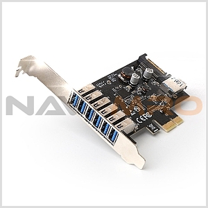 7포트 USB 3.0 PCI-Express 확장 카드 (NEXT-405NEC LP)