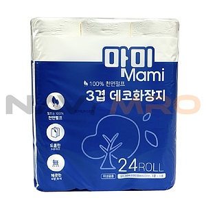 마미 3겹 천연펄프 데코 화장지