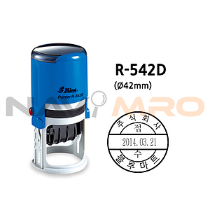 원형 일부인 자동 스탬프 (R-542D/주문제작)