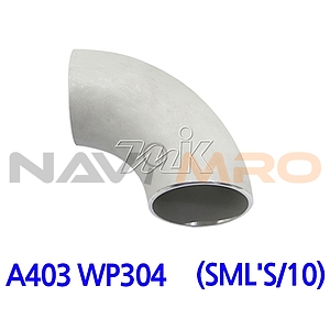90도 엘보 (A403 WP304/SML'S/10)