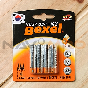 벡셀 알카라인 AAA 건전지 (카드타입)