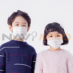 3겹 필터 어린이 일회용 마스크