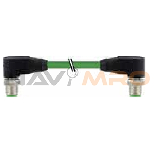 M12 male 90° / M12 male 90° Y-cod. shielded