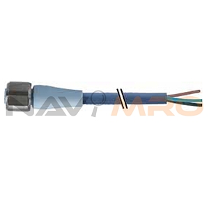 M12 female 0° A-cod. with cable F&B Pro