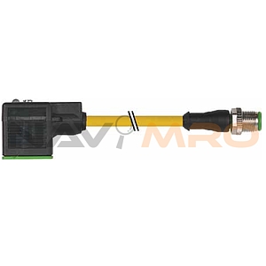 M12 male 0° A-cod. / MSUD valve plug A-18mm