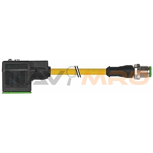 M12 male 0° A-cod. / MSUD valve plug A-18mm