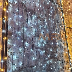 검정선 LED 지니전구 (300구)