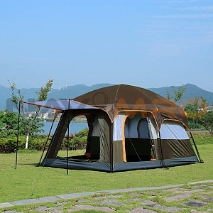 패밀리 캠핑 거실형 텐트 (4~6인용) 1EA 4~6인용 브라운