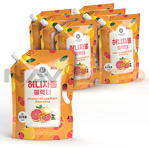 카페 맥널티 허니자몽 블랙티