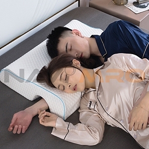 2인용 메모리폼 커플 헥사곤 팔베개