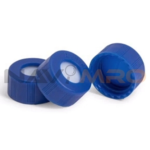 블루 스크루 캡 (Blue screw Cap Certified,pre-slit PTFE/silicone septa)