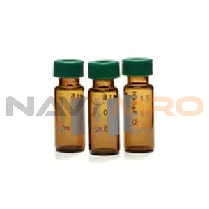 바이알 (2mL Screw Amber Vial Pack, write-on, PTFE/Sil septa)