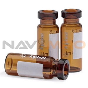 크림프 탑 바이알 (Wide Top Crimp Amber Vial write-on)