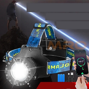 WhiteLaser LED 충전식 줌 야외 헤드랜턴 (25)