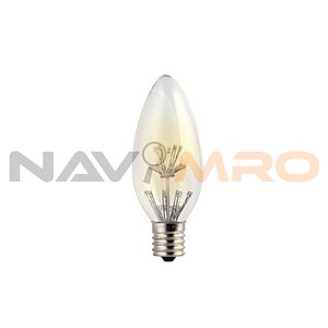 눈꽃 촛대구 디자인 LED 램프 (C35)