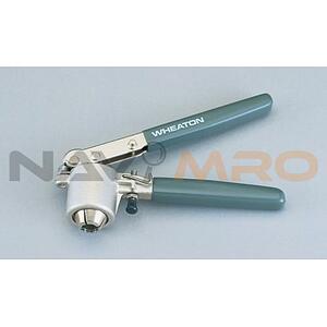 Hand-operated aluminum cap crimper O.D. 20 mm