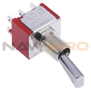 RS PRO Toggle Switch, Panel Mount, On-On, DPDT, Solder Terminal