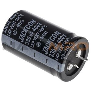 RS PRO 330uF Aluminium Electrolytic Capacitor 400V dc, Snap-In