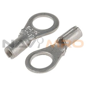 RS PRO Uninsulated Crimp Ring Terminal, M5 Stud Size, 0.5mm² to 1.5mm² Wire Size