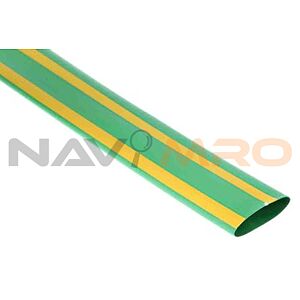 RS PRO Heat Shrink Tubing, Green 19.1mm Sleeve Dia. x 1.2m Length 2:1 Ratio