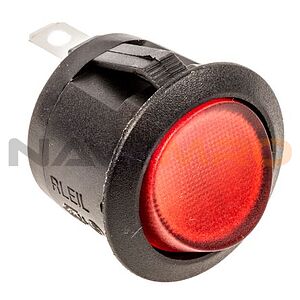 RS PRO Illuminated SPST, On-Off Rocker Switch Panel Mount