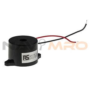 RS PRO 90dB Panel Mount Continuous Internal Piezo Buzzer, 33 x 23 x 17mm, 3V dc Min, 16V dc Max