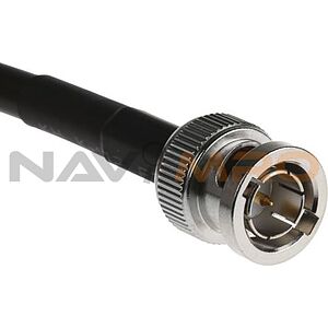 RS PRO Male BNC to Male BNC Coaxial Cable, RG59, 75 Ω, 1m