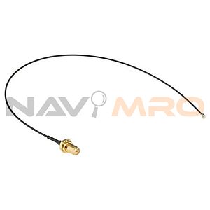 RS PRO Male RP-SMA to Female U.FL Coaxial Cable, RF, 50 Ω, 300mm