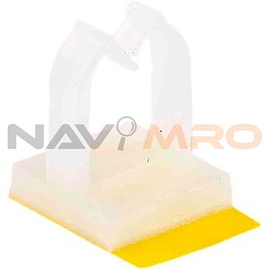 RS PRO Natural Nylon Cable Clamp