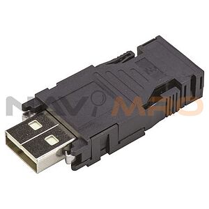 TE Connectivity Straight, Cable Mount, Plug Type A 2.0 USB Connector