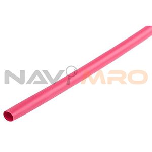 TE Connectivity Heat Shrink Tubing, Red 6mm Sleeve Dia. x 1.2m Length 3:1 Ratio, RNF-3000 Series