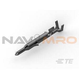 TE Connectivity, Mini Universal Male Crimp Terminal 22AWG 170363-4