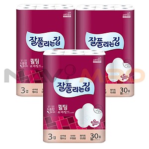 잘풀리는집 3겹 퀼팅&마일드 화장지