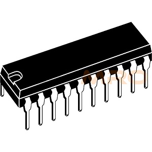 Analog Devices, DAC Dual 8 bit-, 833ksps, -0.75LSB Parallel, 20-Pin PDIP