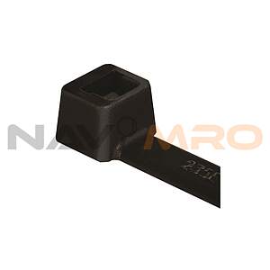 Cable Tie, Standard, 300mm x 7.6 mm, Black Nylon, Pk-100 (111-12203 T120I-PA66HIR(S)-BK)