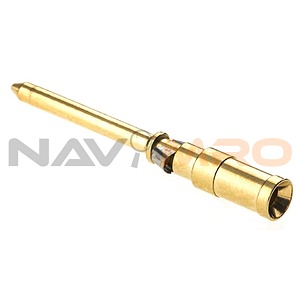 Han D Male 10A Crimp Contact for use with Heavy Duty Power Connector (09150006121)