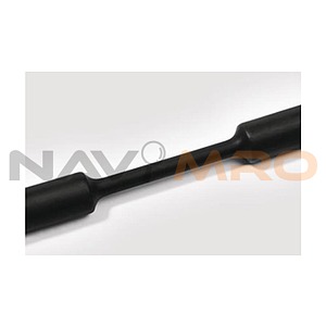 Halogen Free Heat Shrink Tubing, Black 40.5mm Sleeve Dia. x 1m Length 2:1 Ratio, TCN20 Series (300-73584 TCN20-38.1/19.1-PO-X-BK)