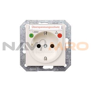 White 1 Gang Plug Socket, 16A, Indoor Use (5UB1525)