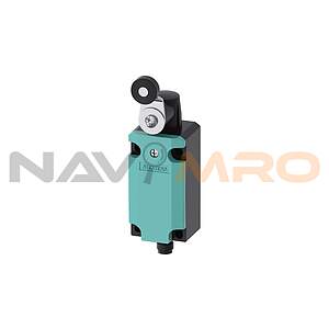 Roller Lever Limit Switch, 1NC/1NO, IP66, IP67, Metal Housing, 125V ac Max, 4A Max (3SE5114-0CH01-1AC5)