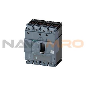 0AA0 MCCB 4P 40A, Breaking Capacity 25 kA, Fixed Mount (3VA1140-3EE46-0AA0)