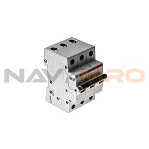 Compact Home SH200 MCB, 3P Poles, 6A Curve C, 440V AC, 6 kA Breaking Capacity, MCB (2CDS213001R0064 SH203-C6)